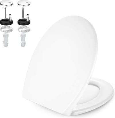 Coree WC Bril - Toiletbril O-zit - Softclose - Afklikbaar - Thermoplast - Wit - TS13