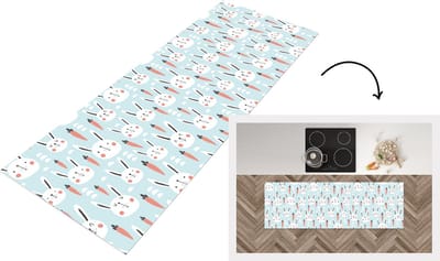 Keukenloper - Loper keuken - Konijn - Dieren - Kind - 150x50 cm - Keukenloper vinyl