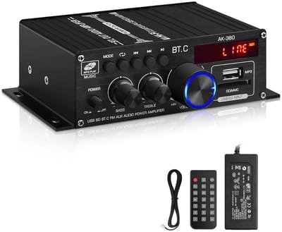 CLVP® Audio Versterker - Stereo Versterker - Amplifier- Complete Set