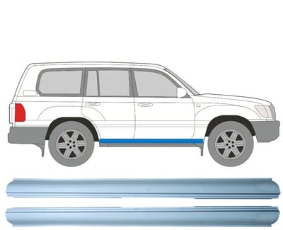 Reparatie dorpel voor Toyota Land Cruiser J100 1998-2007 / Links + Rechts / Set