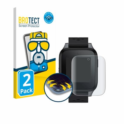 BROTECT - Screenprotector voor TCL Family Watch MT46 - Folie Beschermfolie matte volledig dekking 2 Stuks