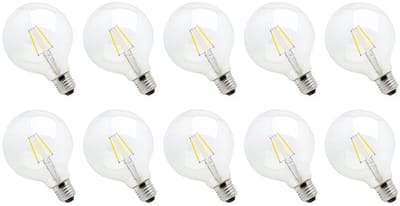 Spectrum Dimbare LED Lamp E27 4W - 230V - 380 Lumen - 2700K Warm Wit - Gezellig Licht - Dimbaar - Energiezuinig - 10 stuks