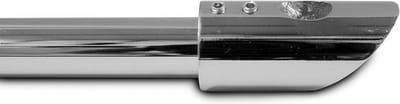 LINEA UNO - Muursteun 45˚ voor stabilisatiestang - Chroom - 991004