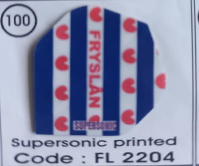 Dart Flights - 10 sets (30 stuks) - 100 micro - Supersonic - FL2204 - Fryslan - friesland
