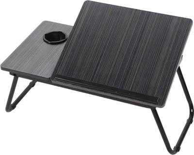 Laptop stand - Bed tafel - Bijzettafel - Laptoptafel - Voor thuis of kantoor - Inklapbaar bureau voor laptop - Wit