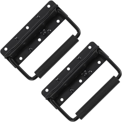 Vouwhandgrepen voor Speaker Cabinets en Toolbox - 2 Stuks RVS Opvouwbare Handvatten met Veer Mechanisme