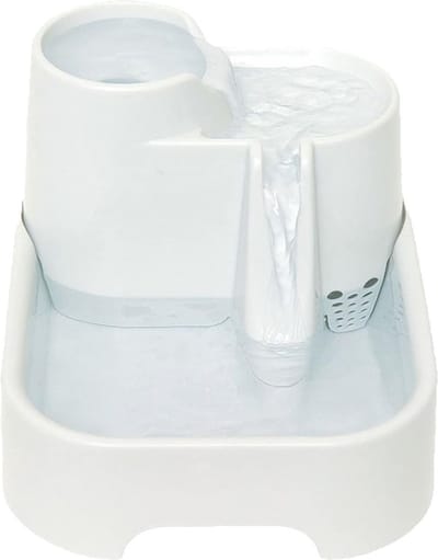 MKSS® Drinkfontein Kat - Kattenfontein - Drinkbak Hond - Waterdispenser - Wit