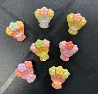 TLVX 7 stuks Bos Bloemen Magneten 3D / Leuke Koelkastmagneten / Foto Magneet / Speel- en Leer / Flower Magnets / Whiteboard / School / Kantoor / Notitie / Boodschappenlijst / Memo Bord / Schoolbord / Magnetisch / Gekleurde Bloem Magneetjes