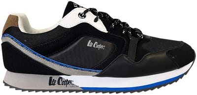 Lee Cooper Heren Sneakers Zwart - Maat 40