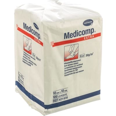 Medicomp 10x10cm 6l. Nst. 100 P/s