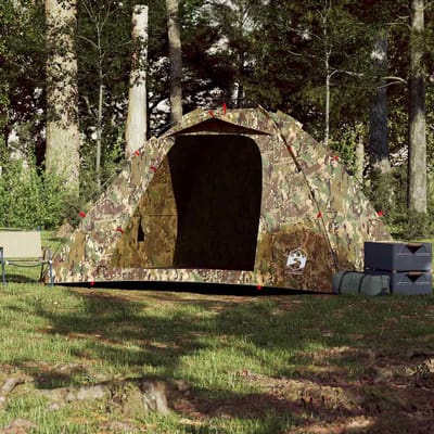 Vidaxl Tente de Pêche, 4 Personnes, Camouflage, Montage Rapide