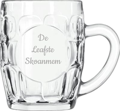 Gegraveerde Bierpul 55cl De Leafste Skoanmem