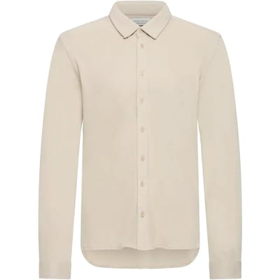 Piquét blouse met lange mouwen jersey Casual Friday Arthur BU