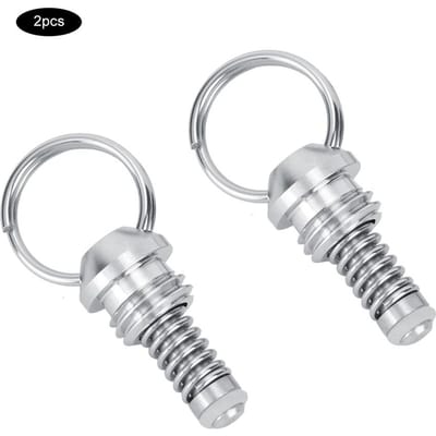 2 Pièces Acier Inoxydable Réparation Fût de Bière Soupape de Sécurité à Ressort Verrouillage à Bille Accessoires Brassage de Bière
