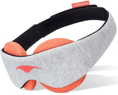 Manta Warm Mask - Ervaar revitaliserende stoomtherapie - Verhelpt irriterende ogen/druk op ogen/oogvermoeidheid/stress/hoofdpijn - Binnen enkele minuten resultaat - Uiterst effectief - Ultieme ontspanning - Zachte en comfortabele materialen