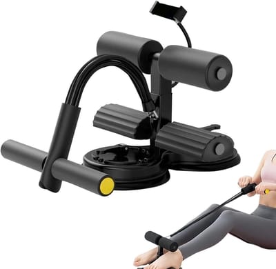 Trainingsapparaat - Oefenhulp - Buikspieroefeningen - Verstelbare Hoogte - 26.9 cm - Zwart