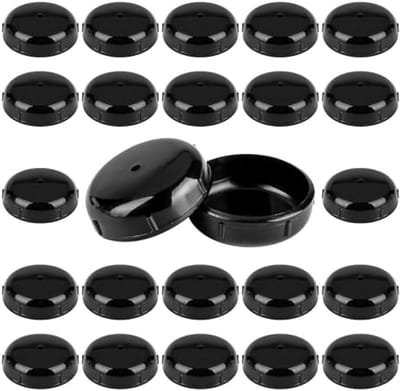 Meubeldoppen - Stoelpootdoppen - Vloer Beschermen - UV Bestendig Plastic - 24 Stuks - Zwart