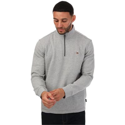 Ted Baker heren Sweatshirt met halve rits - Kilbrn