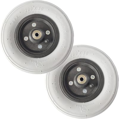 Rolstoel Voorwiel - Onderdeel - Mobiliteit Verbeteren - Opblaasbaar Antislip - 200X50mm 8 Inch - Grijs