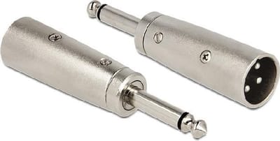 Pro XLR AV / multimedia paneel 3pin XLR m - Jack Mono m