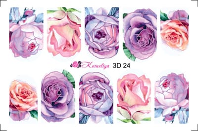 Korneliya 3D Waterdecal - 3D 024