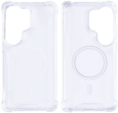 Rixus Anti-Burst Case With MagSafe For Samsung Galaxy S26 Ultra Transparent