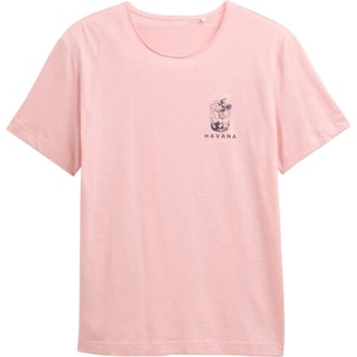 Tom Tailor - T-shirt - Heren - XL - Rose - Katoen - 1046755