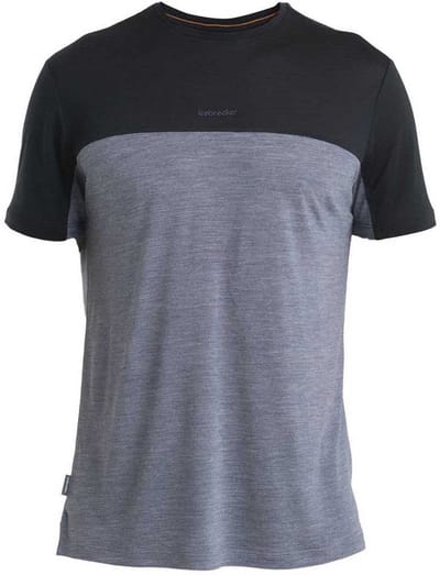 Icebreaker Merino 125 Cool-lite Sphere Iii Colour Block T-shirt Met Korte Mouwen Grijs 2XL Man