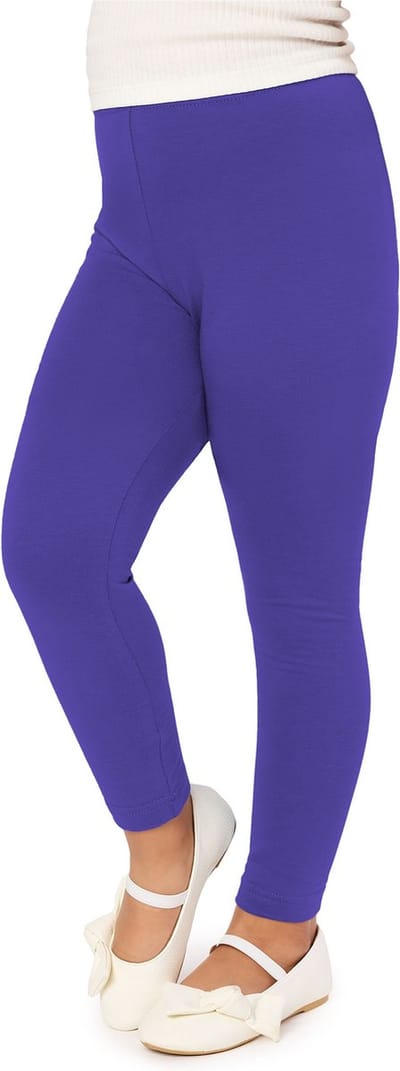 Merry Style MS-MS10-130-LE Meisjes Lang Leggings - Sport - Vrijetijdsbroek - Lang – Viscose - Sporbroek - Yogabroek - Kobalt - 122