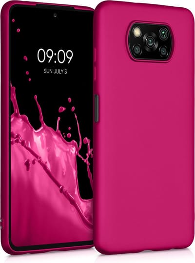 kwmobile telefoonhoesje geschikt voor Xiaomi Poco X3 NFC / Poco X3 Pro - Hoesje voor smartphone - Back cover in metallic roze