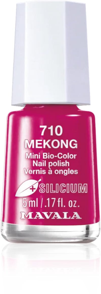 Mavala Mini Bio-Color Nagellak 710 Mekong 5 ml – Biologische Nagellak met 85% Natuurlijke Ingrediënten – Langhoudende Glanzende Nail Polish met Organic Silicon – Vegan, Sneldrogend & Versterkend voor Gezonde Nagels