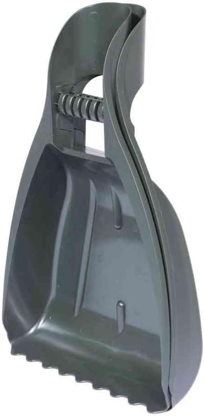 Bladverzamelaar Tuin - Grasverzamelaar Tuin - Tuinafval Verzamelen - Extra stevig plastic - 34 cm werkbreedte - Antraciet