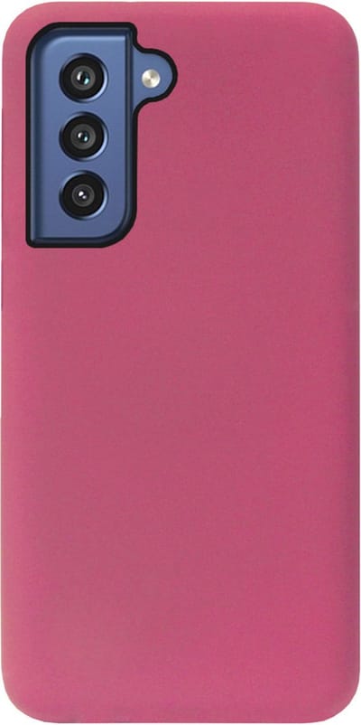 ADEL Premium Siliconen Back Cover Softcase Hoesje Geschikt voor Samsung Galaxy S21 FE - Bordeaux Rood