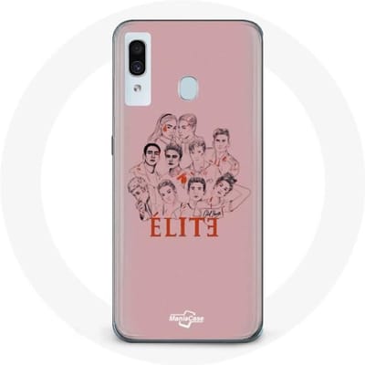 Case voor Samsung Galaxy A30 Elite seizoen 5 posterkarakters Fanart-logo