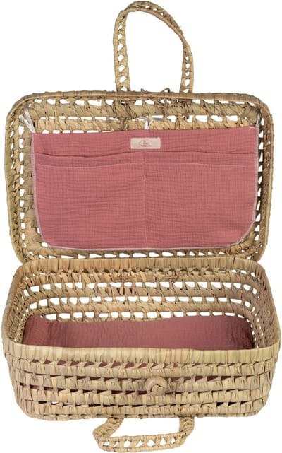 ASI DREAMS Poppen Accessoires - Poppen Reiskoffertje - Little Así Roze