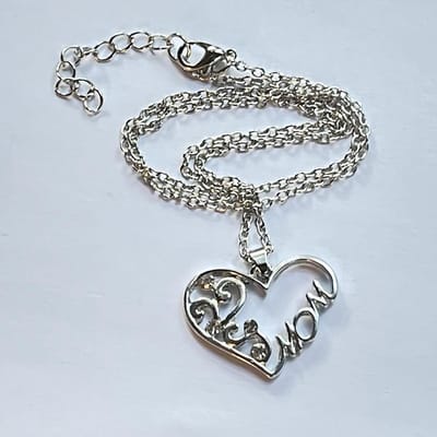 GoedeDoelen.Shop | Ketting Love Mom | Gedenk Ketting | Moeder Dochter Liefde | Hope | Cadeau | Wellness-House