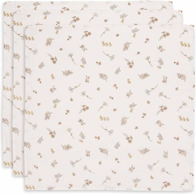 Jollein - Hydrofiele Doek Small 70x70cm - Spuugdoekjes - Zacht Katoen - 3 Stuks - Riverside