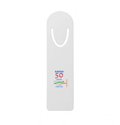 Hacebo® - sarah 50 jaar jong metalen boekenlegger - mensen die 50 zijn geworden - 50 jaar Sarah en Abraham cadeau - Jubileum man en vrouw - Verjaardags - Grappige tekst - Jarig - Verjaardag Bladwijzer boekenleggers - 12.7 cm x 3.2cm