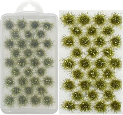 Allecto - Miniatuur Grascluster - Kunstgras Plukjes - Ideaal voor