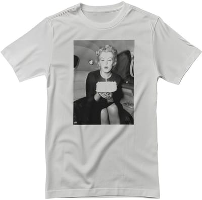 Marilyn Monroe Party In The Car T-shirt RD-1-MM005-DTG