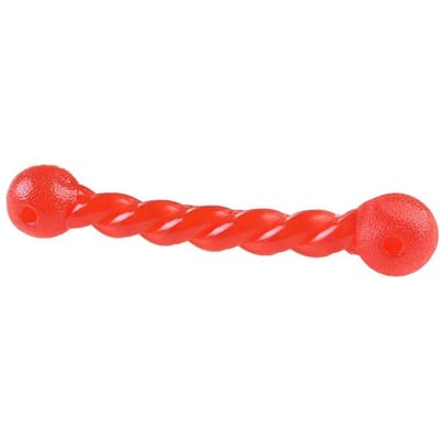 Huisdier Honden Training Interactief Speelgoed Huisdier Grappige Molaire Stok Sterk Rubber Duurzaam Tanden Schoon Speelgoed Lang Formaat Kauwspeeltje Voor Middelgroot 19cm red