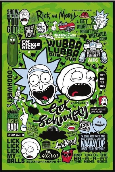 Rick And Morty Quotes - Maxi Poster