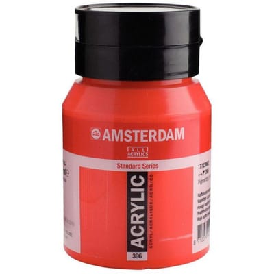 Amsterdam Standard Series Acrylverf Pot 500 ml Naftolrood Middel 396
