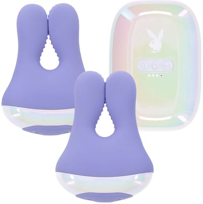 PLAYBOY Pleasure – In A Pinch – Vibrerende Tepelklemmen