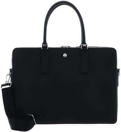 LACOSTE laptoptas met laptopvak Computer Bag Noir zwart