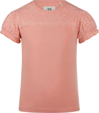 Koko Noko R-girls 4 Meisjes T-shirt - Coral pink - Maat 92