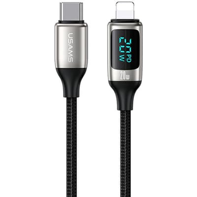 USAMS U78 - USB-C naar Lightning Kabel - 20W Snelladen - 1.2m - Wit