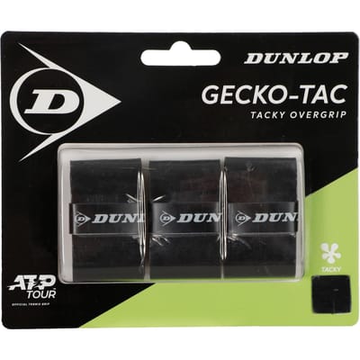 Dunlop- Grip- GECKO-TAC OGRIP BLK 3PCS BLISTER - Unisex Grip - Zwart