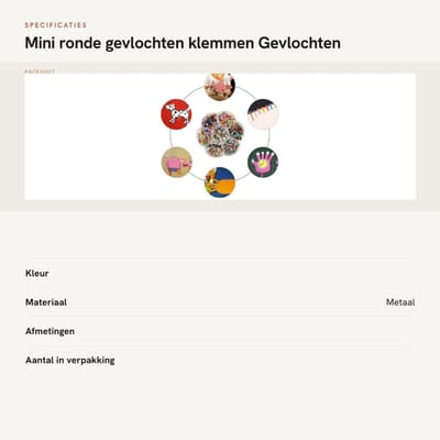 Dailygoods- Patroonklemmen 100 stuks - Mini Ronde Klemmen - Bevestigingsset - Kleurrijke Sluitklemmen - Lichtgewicht Metaal - Voor Knutselen/Scrapbooking - Brads