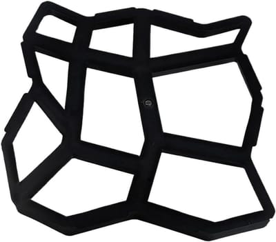 Betonmal Pad - Stoeptegel mal - Tuinpad Maken - Herbruikbaar Plastic - 40x40cm - Zwart